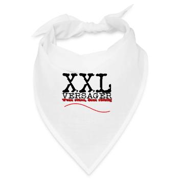 xxl versager schwarz - Bandana - Weiß - Vorne