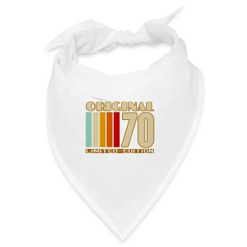 Originale 70er Limited Edition - Bandana - Weiß - Vorne