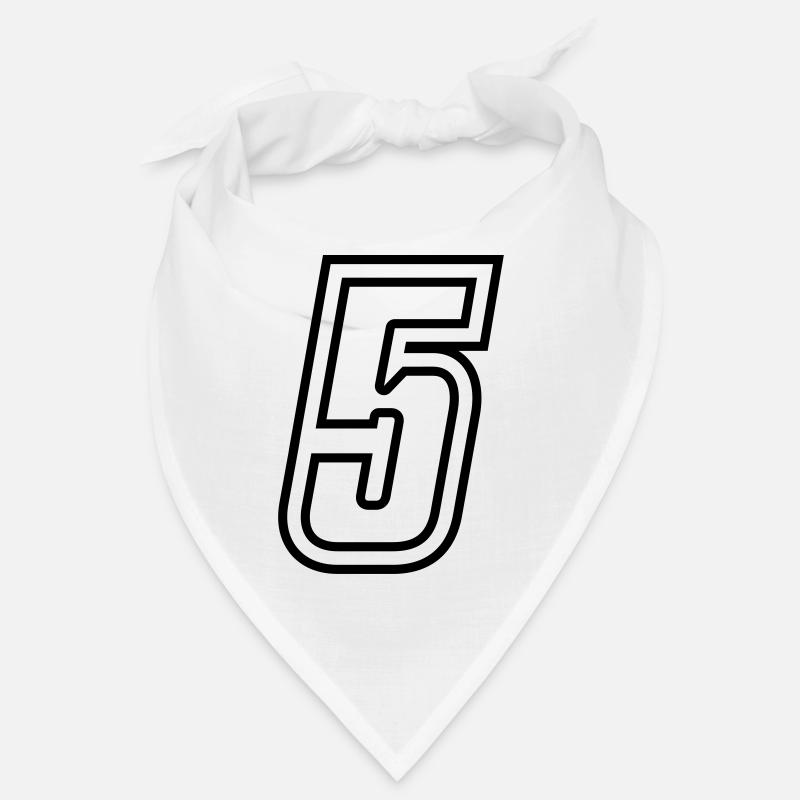 5 Numéro de numéro Bandana
