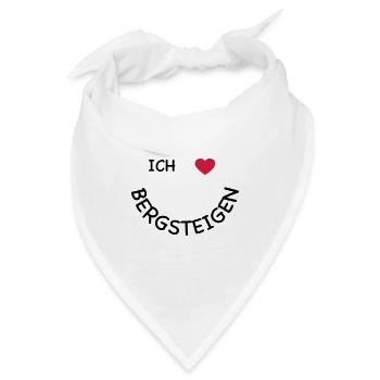 Bergsteigen - Bandana - Weiß - Vorne