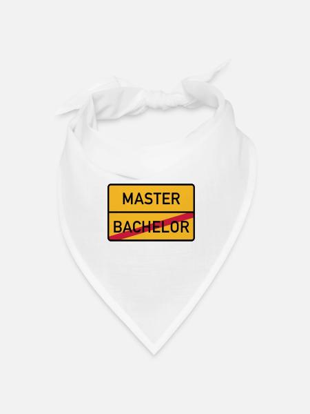 master - Bandana - white - Front