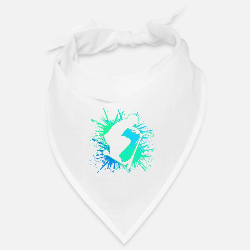scooter stunt it - Bandana - white