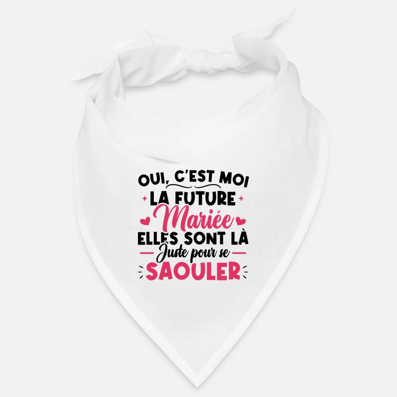 Oui, c'est moi la future mariée Bandana