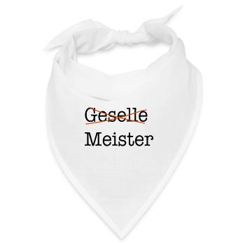 meister - Bandana - Weiß - Vorne