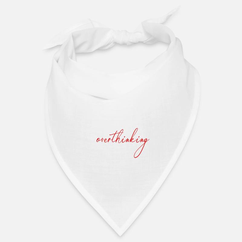 sleepless overthinking - Bandana - Weiß