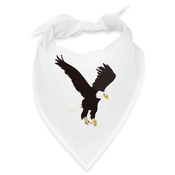 Weisskopfseeadler - Bandana - Weiß - Vorne
