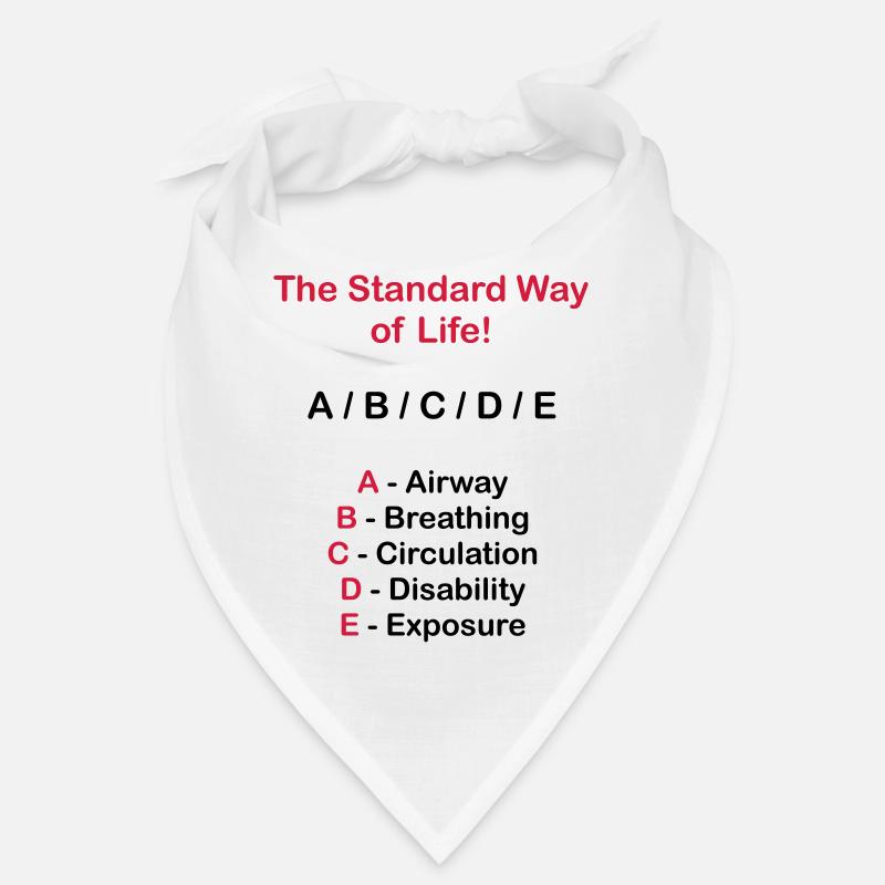 Rettungsdienst ABC Schema Bandana