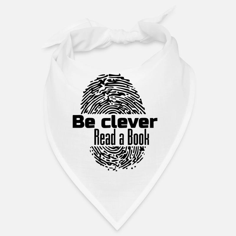Be clever - Read a Book Buch Bücher Lesen Geschenk Bandana