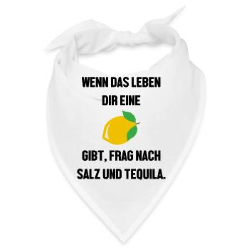 SALZ UND TEQUILA 1 - Bandana - Weiß - Vorne