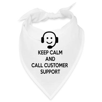 6061912 122552662 Helpline - Bandana - Weiß - Vorne