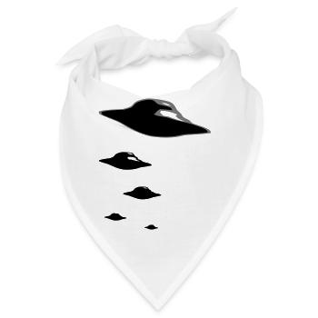 UFO ARMY 2clr - Bandana - Weiß - Vorne