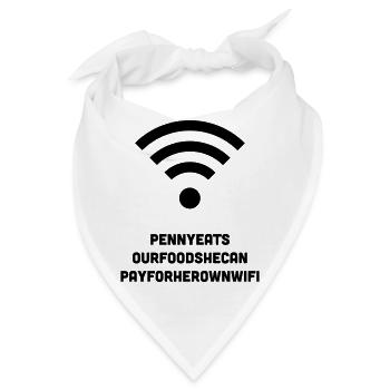 WIFI SHIRT PENNY BIG BANG - Bandana - Weiß - Vorne