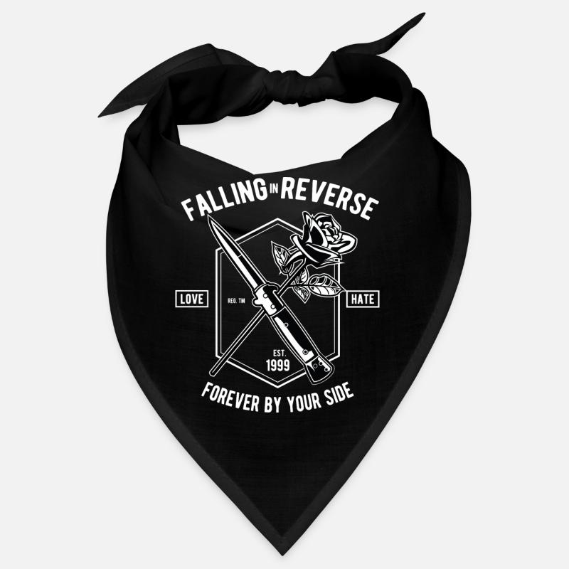 Falling In Reverse Liebe Hass Rose Messer Forever Bandana