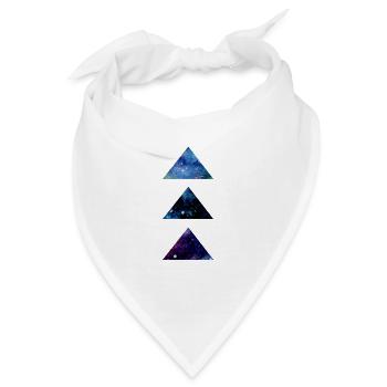 SPACE TRIANGLE - Bandana - Weiß - Vorne
