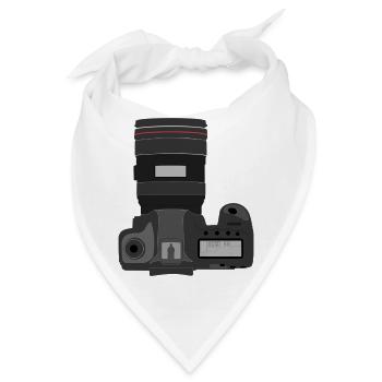 Spiegelreflex Kamera Geschenkidee Sonderangebot - Bandana - Weiß - Vorne