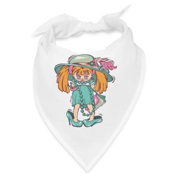 Fashion victim design designer - Bandana - Weiß - Vorne