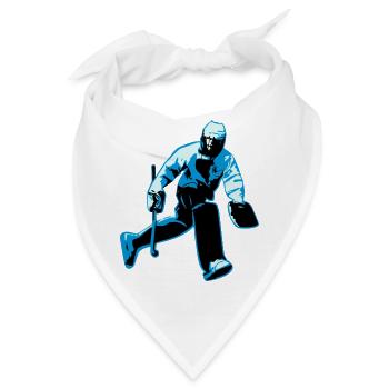 Feldhockey-Torwart - Bandana - Weiß - Vorne