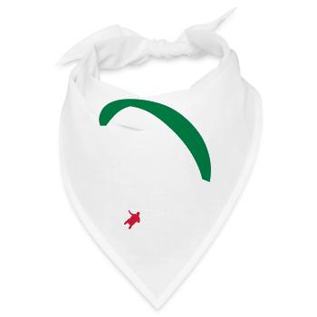 Gleitschirm - Bandana - Weiß - Vorne