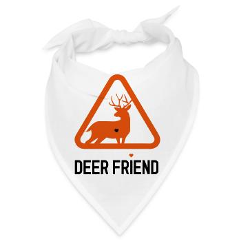 Deer friend - Bandana - Weiß - Vorne
