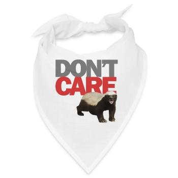 Honey Badger - Bandana - Weiß - Vorne