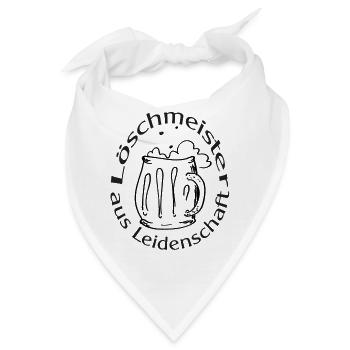 Loeschmeister Leidenschaft - Bandana - Weiß - Vorne