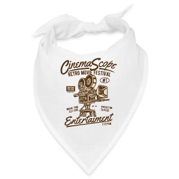 Cinema Scope - Bandana - Weiß - Vorne