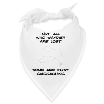 Geocaching - Bandana - Weiß - Vorne