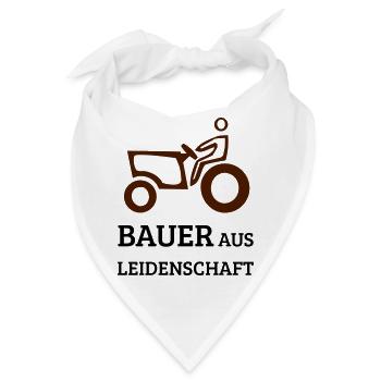Bauer Leidenschaft - Bandana - Weiß - Vorne