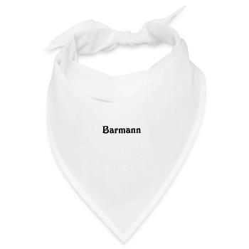 Barman - Alpha. Echt. Keine Kompromisse - Bandana - Weiß - Vorne
