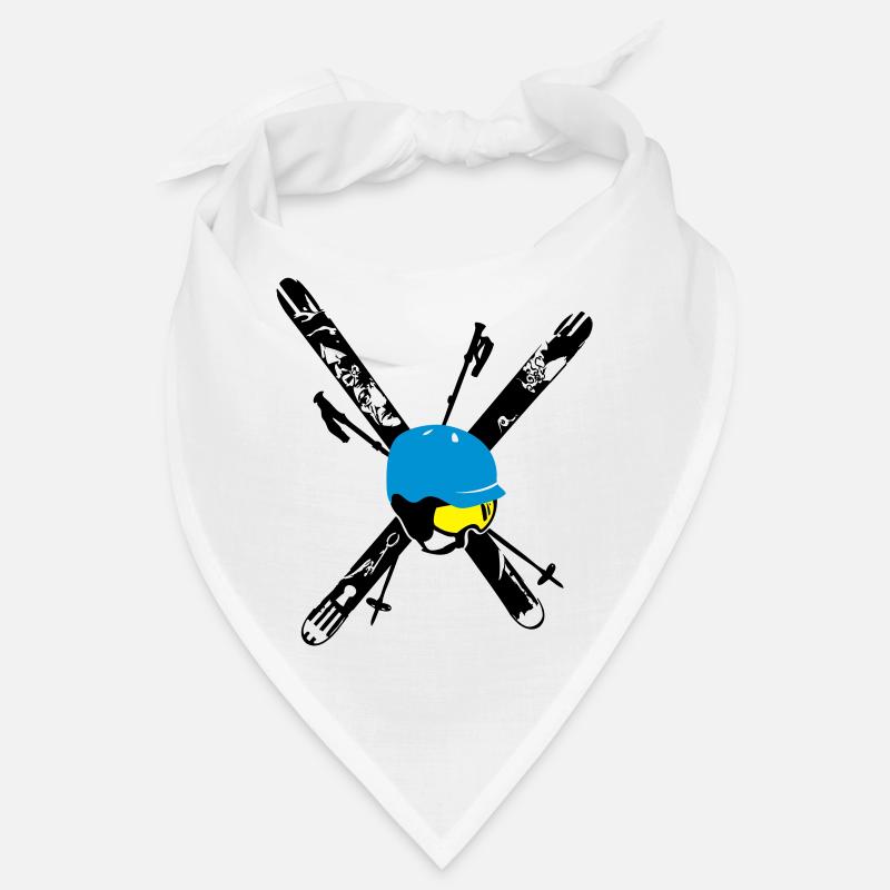 Compilation de ski gratuit - Bandana - blanc