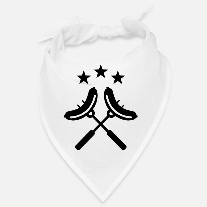 Saucisse Griller - Bandana - blanc