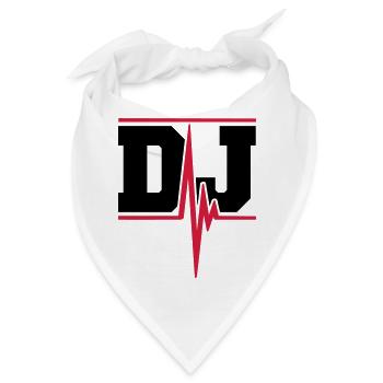 DJ Music Pulse - Bandana - Weiß - Vorne