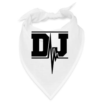 DJ Music Pulse - Bandana - Weiß - Vorne