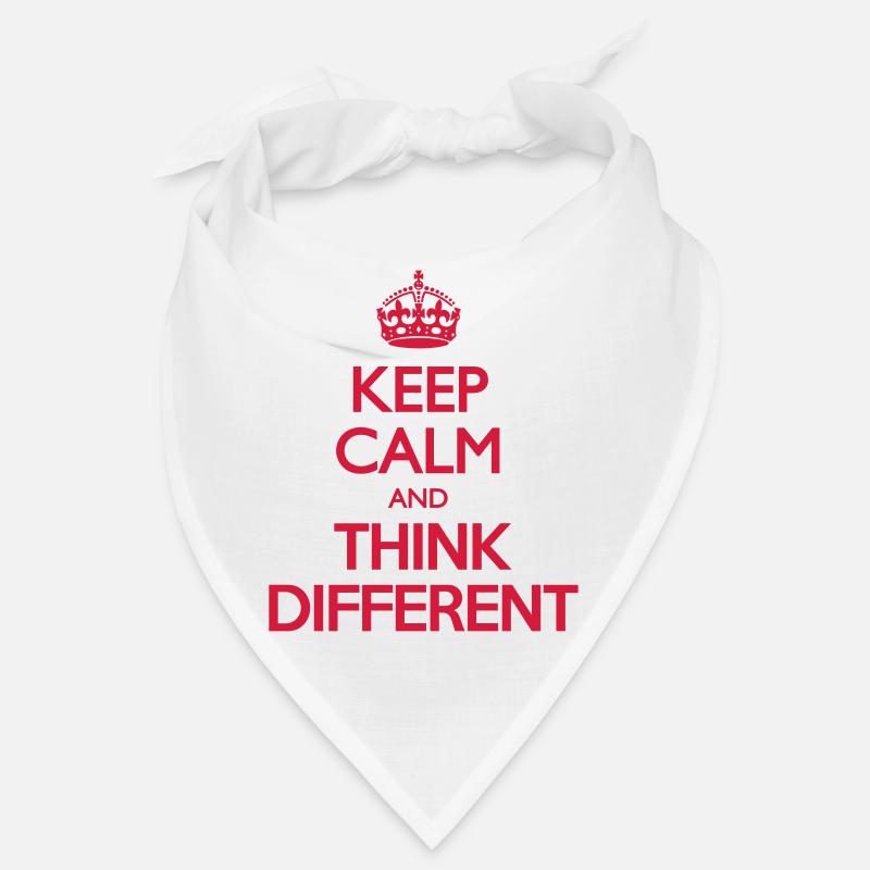 Keep Calm and Think Different Bandana