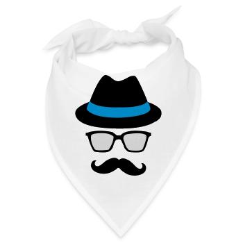 HIPSTER - Bandana - Weiß - Vorne