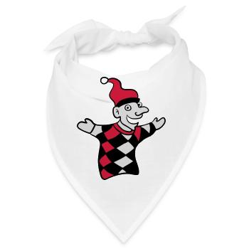 kasperle - Kasperletheater - 3 - Bandana - Weiß - Vorne
