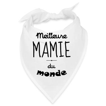 Großmütter / Oma / Mami / Großmutter / Mamy - Bandana - Weiß - Vorne