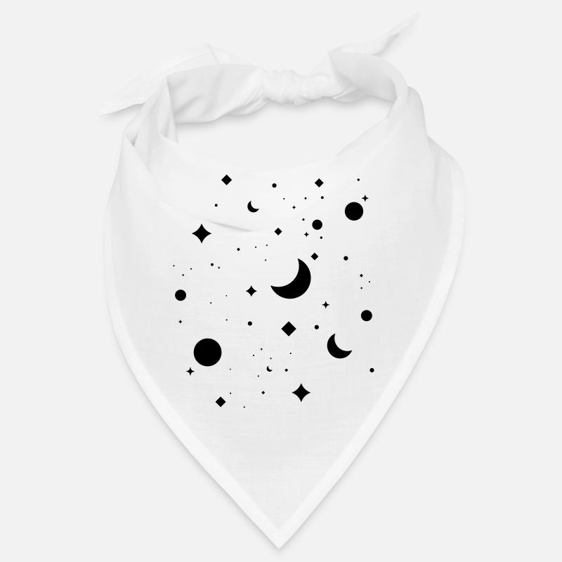 Sternenhimmel - Bandana - Weiß