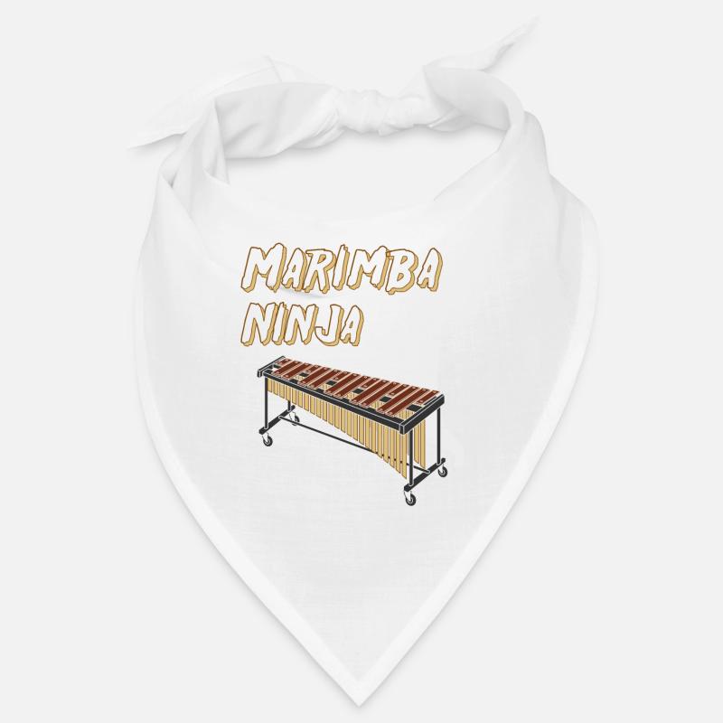 Marimba Ninja Pour les maillets de marimba - Bandana - blanc