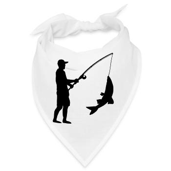 angler - Bandana - Weiß - Vorne