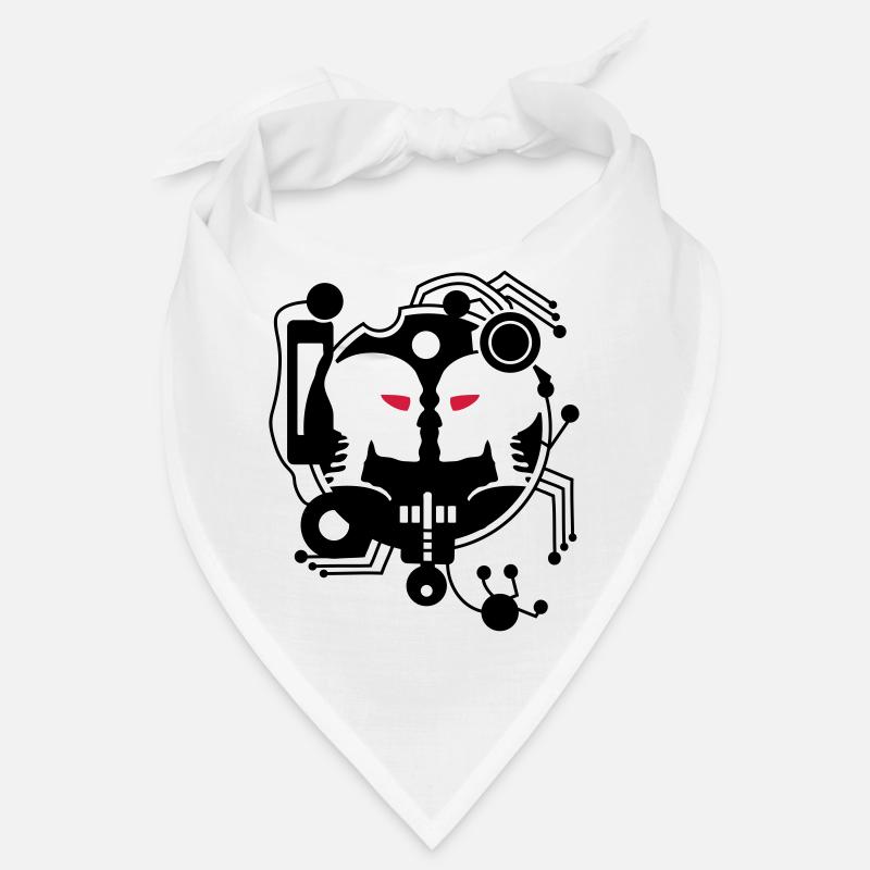 Cyber Love circuit with two cyborgs Bandana