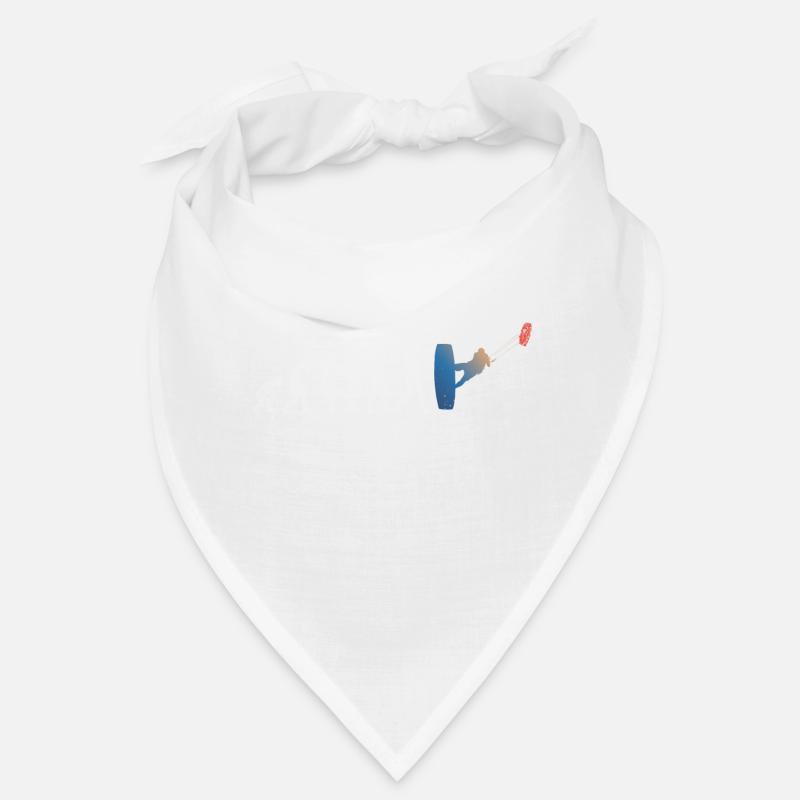 Kitesurfing gift idea kiteboarding evolution - Bandana - white