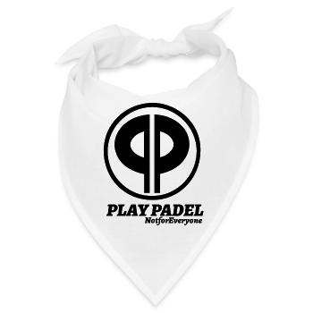 Reinschwarz: Minimale Silhouette - Bandana - Weiß - Vorne