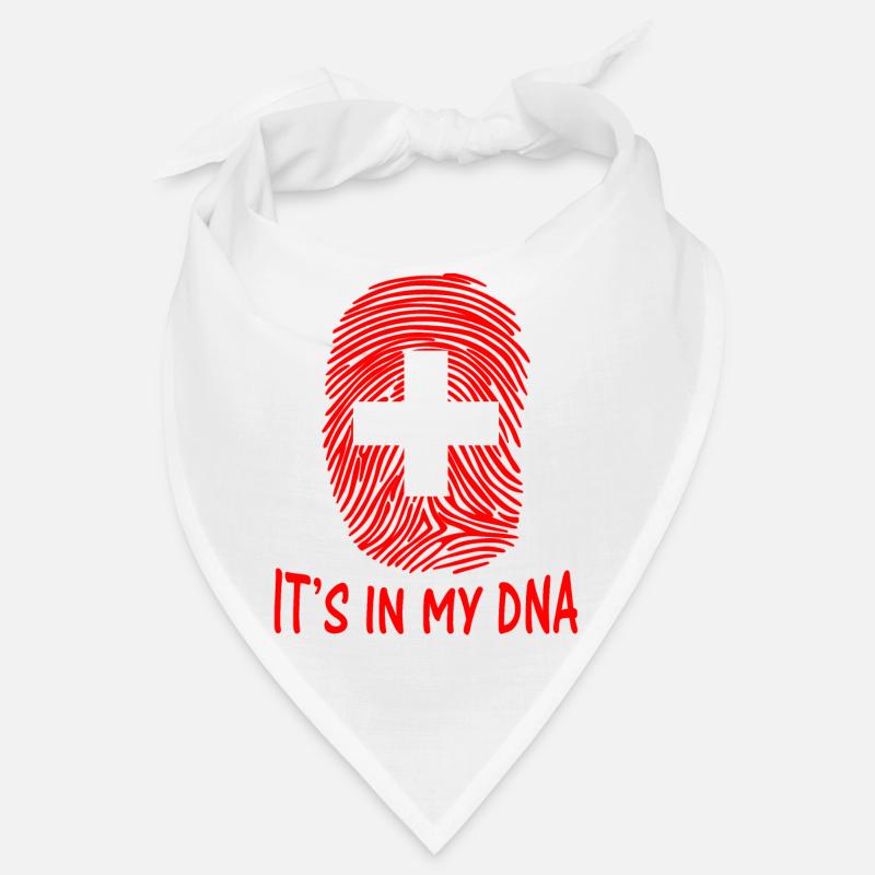 drapeau de la Suisse c'est dans mon ADN Schweiz Suisse Bandana