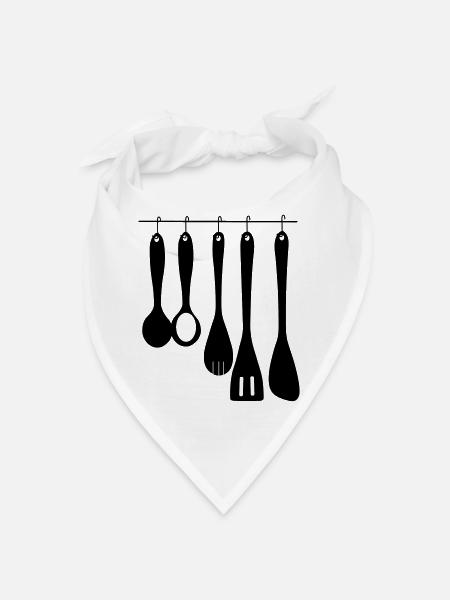 Kitchen tools - Bandana - white - Front