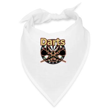 Darts - Bandana - Weiß - Vorne