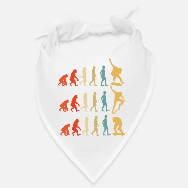 Skateboard Evolution Geschenk Bandana