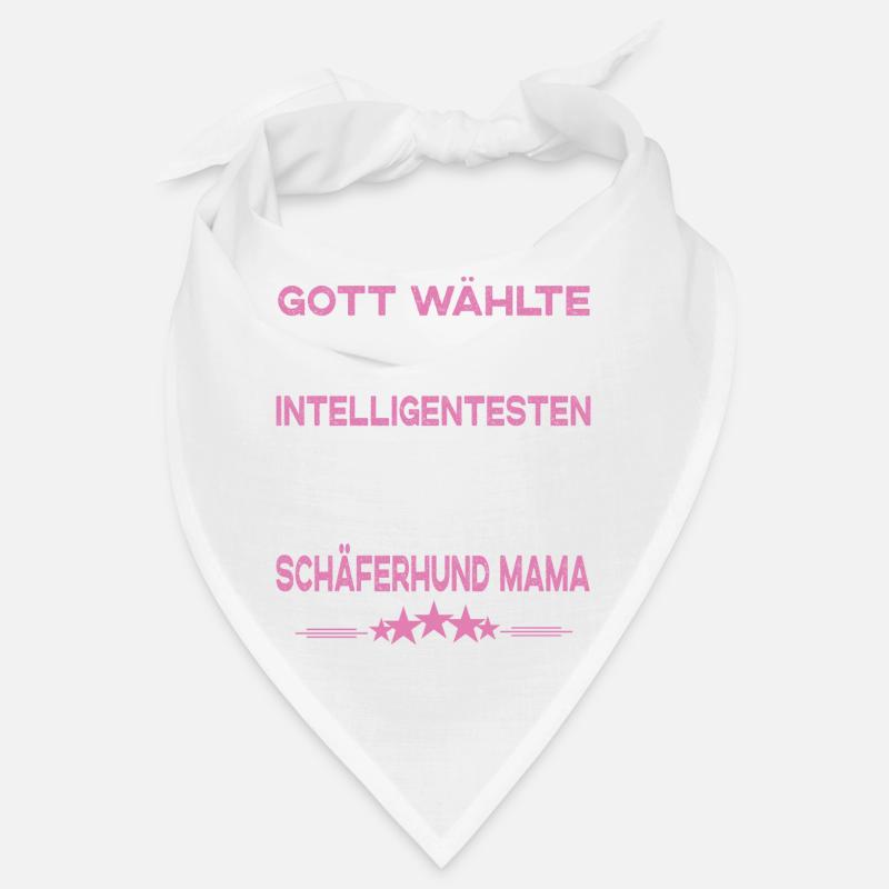 Schäferhund Geschenkidee - Deutscher Schäferhund - Bandana - Weiß
