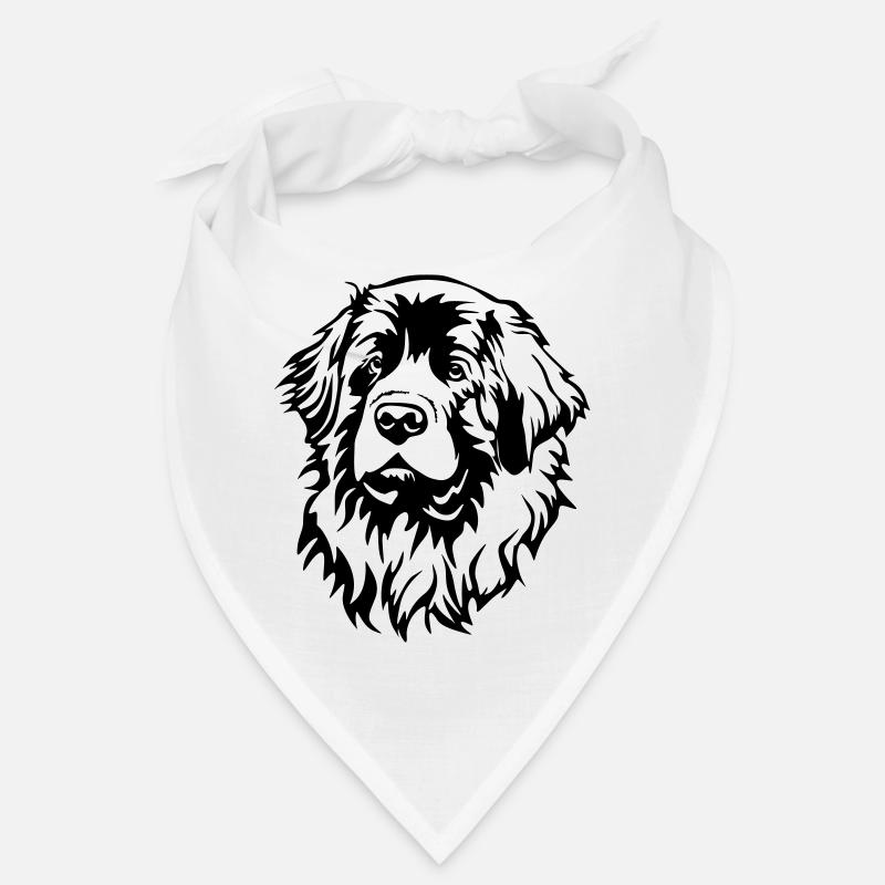 Leonberger Kopf Bandana
