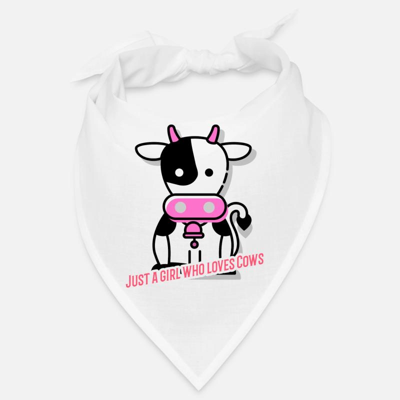 Nur ein Mädchen, das Kühe liebt Bandana